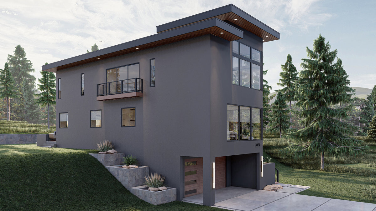 G7891-A Modern House, 3 Bedrooms, 2.5 Bathrooms | Union Square 30218 Exterior-2