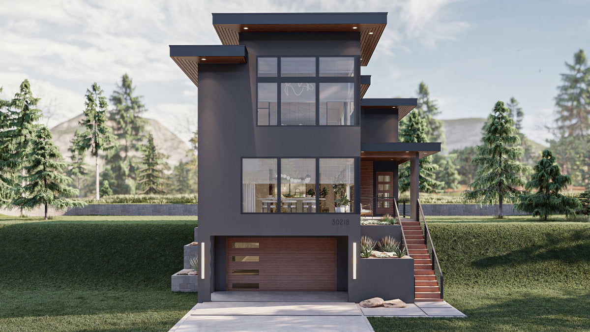 G7891-A Modern House, 3 Bedrooms, 2.5 Bathrooms | Union Square 30218 Exterior-3