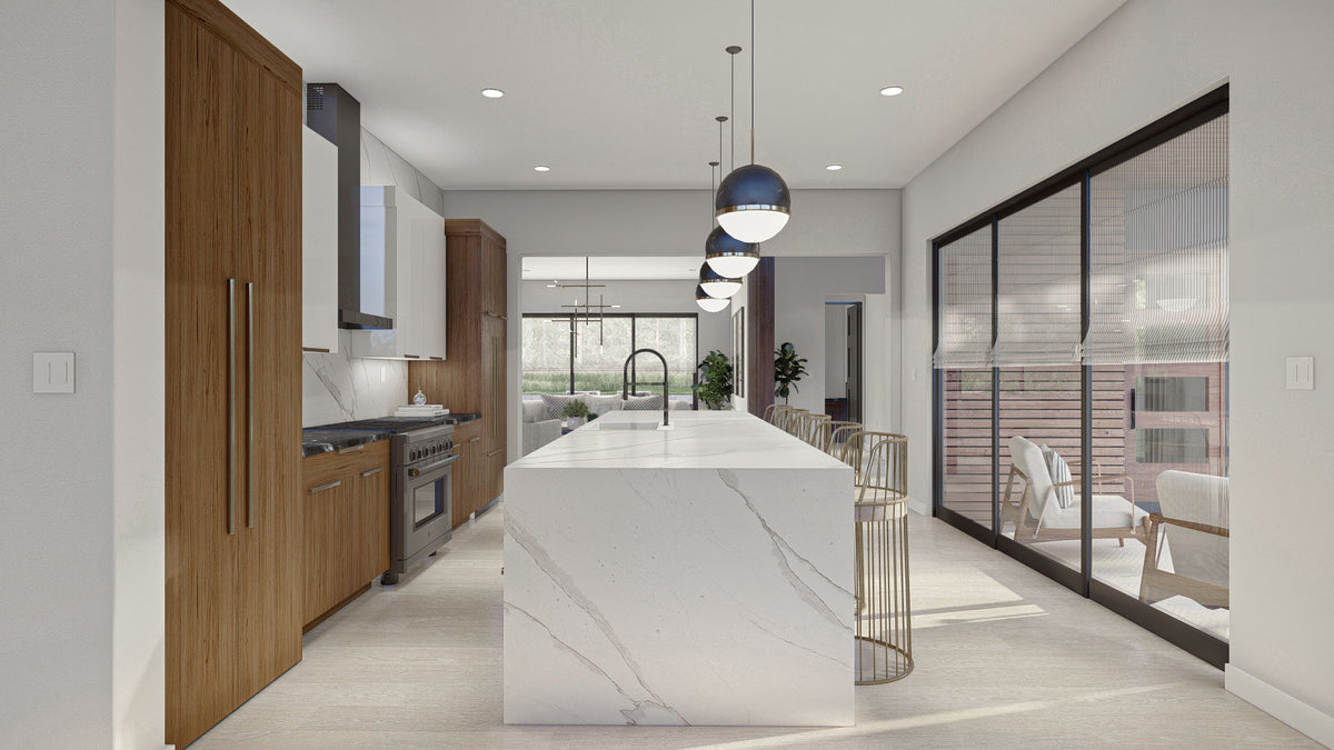 G7891-A Modern House Kitchen, 3 Bedrooms, 2.5 Bathrooms | Union Square 30218 