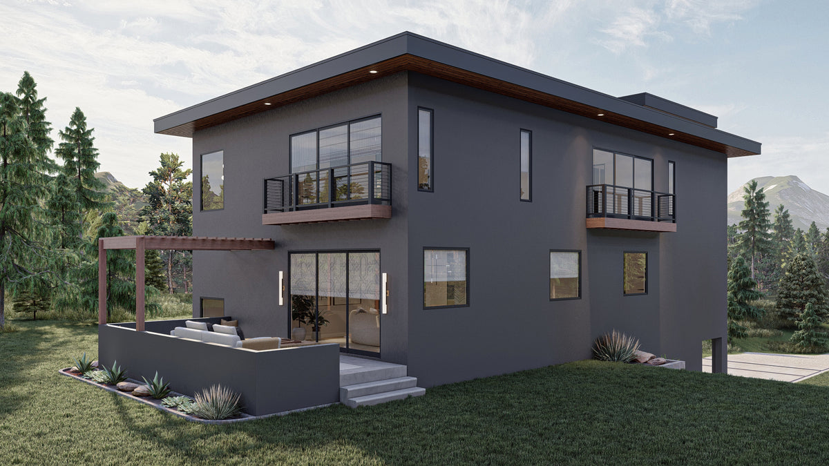 G7891-A Modern House, 3 Bedrooms, 2.5 Bathrooms | Union Square 30218 Exterior-4