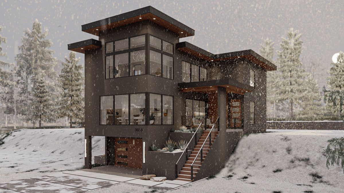 G7891-A Modern House, 3 Bedrooms, 2.5 Bathrooms | Union Square 30218 Exterior-8