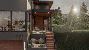 G7891-A Modern House, 3 Bedrooms, 2.5 Bathrooms | Union Square 30218 Exterior-9
