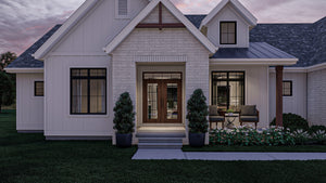 G7882-A Modern Farmhouse Front Porch, 4 Bedrooms, 2.5 Bathrooms | Williamsport 30225
