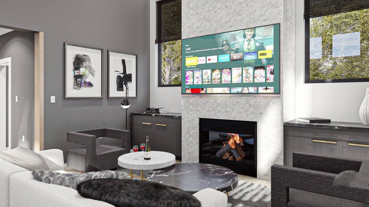 Southaven Barndominium House Plan-Living Room