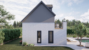 G7893-A Modern Cottage Pool House, 2 Bathrooms | Calypso Bay 30234 Exterior-4