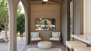 G7893-A Modern Cottage Pool House Porch, 2 Bathrooms | Calypso Bay 30234 
