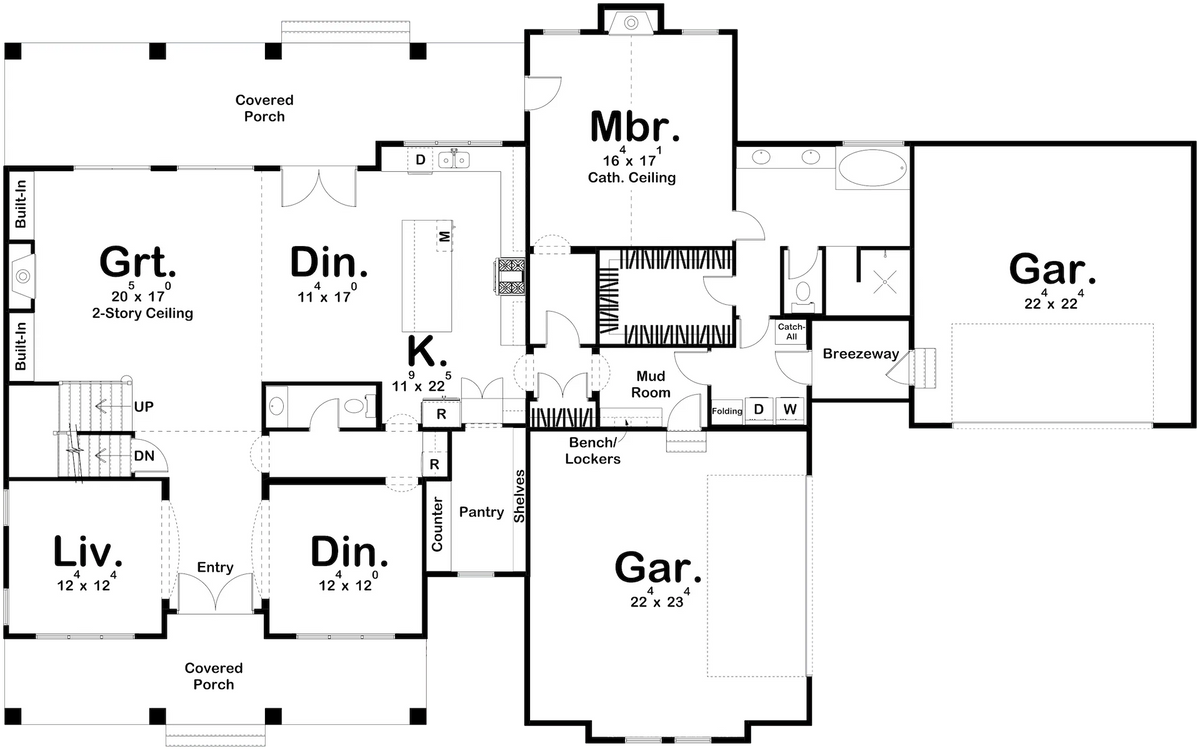 Wilmington House Plan - Archival Designs House Plans, floor plan