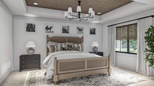 G7908-A Modern Craftsman House Master Bedroom, 3 Bedrooms, 3 Bathrooms | Hayfield 30245