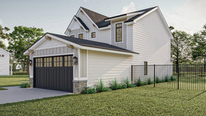G7908-A Modern Craftsman House, 3 Bedrooms, 3 Bathrooms | Hayfield 30245 Exterior-5