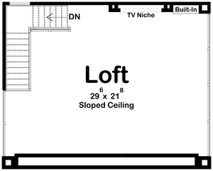 G7884-A Modern Pool House with Bathroom Second Floor Plan| Niagara Falls 30255 