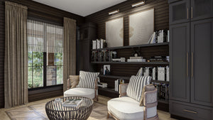G7997-A Modern French Country House Library, 4 Bedrooms, 4 Bathrooms | Camelback Ranch 30289 