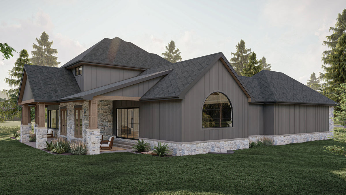 G7997-A Modern French Country House, 4 Bedrooms, 4 Bathrooms | Camelback Ranch 30289 Exterior-2