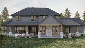 G7997-A Modern French Country House, 4 Bedrooms, 4 Bathrooms | Camelback Ranch 30289 Exterior-4