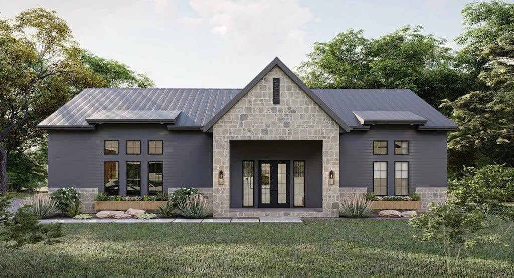 Winslow Pointe Barndominium - Archival Designs House Plans