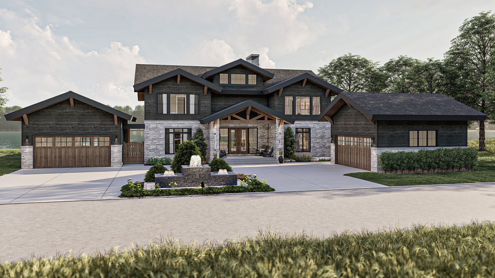 G7998-A Craftsman House, 4 Bedrooms, 4.5 Bathrooms | Live Oak 30310 Exterior