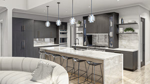 G7998-A Craftsman House Kitchen, 4 Bedrooms, 4.5 Bathrooms | Live Oak 30310 