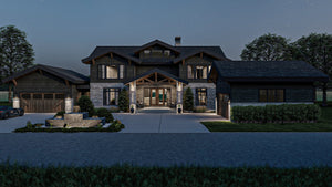 G7998-A Craftsman House, 4 Bedrooms, 4.5 Bathrooms | Live Oak 30310 Exterior-5