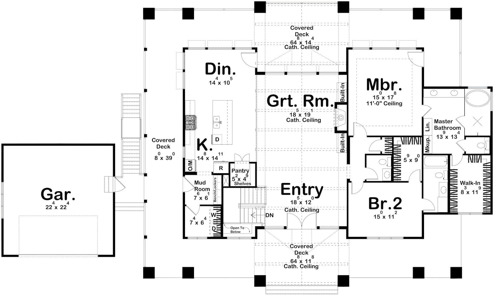 Whitewater House Plan - Archival Designs House Plans