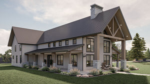 G8002-A Barndominium House, 3 Bedrooms, 2.5 Bathrooms | Marion 30332 Exterior-2