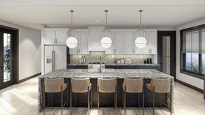 G8002-A Barndominium House Kitchen, 3 Bedrooms, 2.5 Bathrooms | Marion 30332 