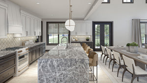 G8002-A Barndominium House Kitchen, 3 Bedrooms, 2.5 Bathrooms | Marion 30332 