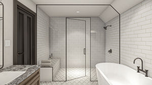 G8002-A Barndominium House Master Bathroom, 3 Bedrooms, 2.5 Bathrooms | Marion 30332 