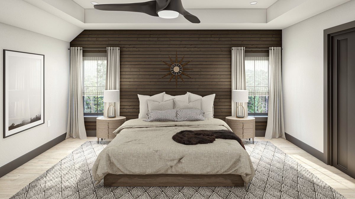 G8002-A Barndominium House Master Bedroom, 3 Bedrooms, 2.5 Bathrooms | Marion 30332 