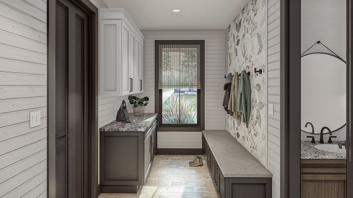 G8002-A Barndominium House Mud Room, 3 Bedrooms, 2.5 Bathrooms | Marion 30332 