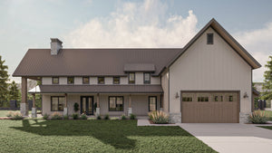 G8002-A Barndominium House, 3 Bedrooms, 2.5 Bathrooms | Marion 30332 Exterior-5