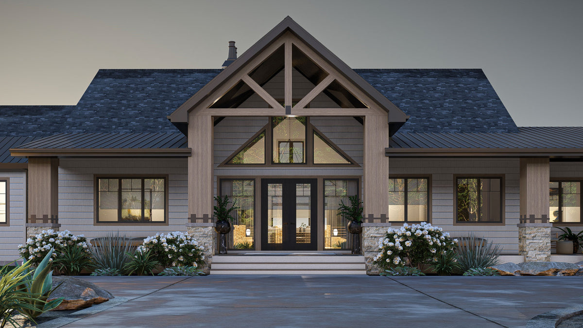 G7875-A Craftsman House, 2 to 5 Bedrooms, 2.5 to 4.5 Bathrooms | Emerald Bay 30345 Exterior-2