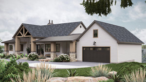 G7875-A Craftsman House, 2 to 5 Bedrooms, 2.5 to 4.5 Bathrooms | Emerald Bay 30345 Exterior-9