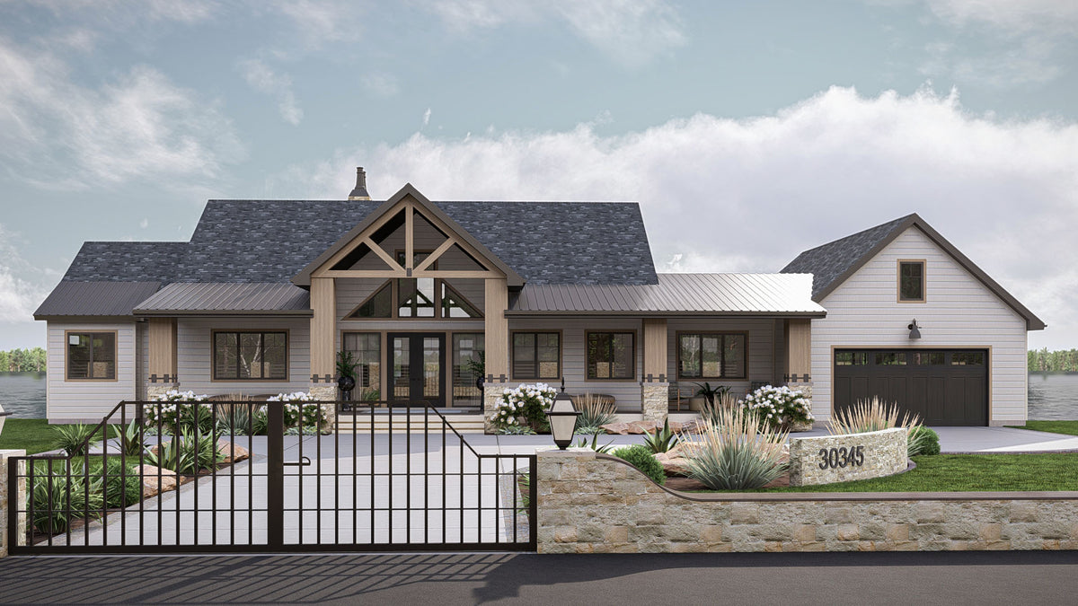 G7875-A Craftsman House, 2 to 5 Bedrooms, 2.5 to 4.5 Bathrooms | Emerald Bay 30345 Exterior-8