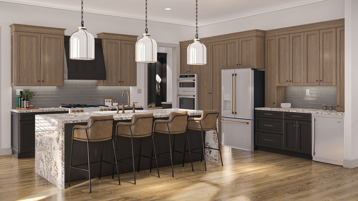 G7875-A Craftsman House Kitchen, 2 to 5 Bedrooms, 2.5 to 4.5 Bathrooms | Emerald Bay 30345