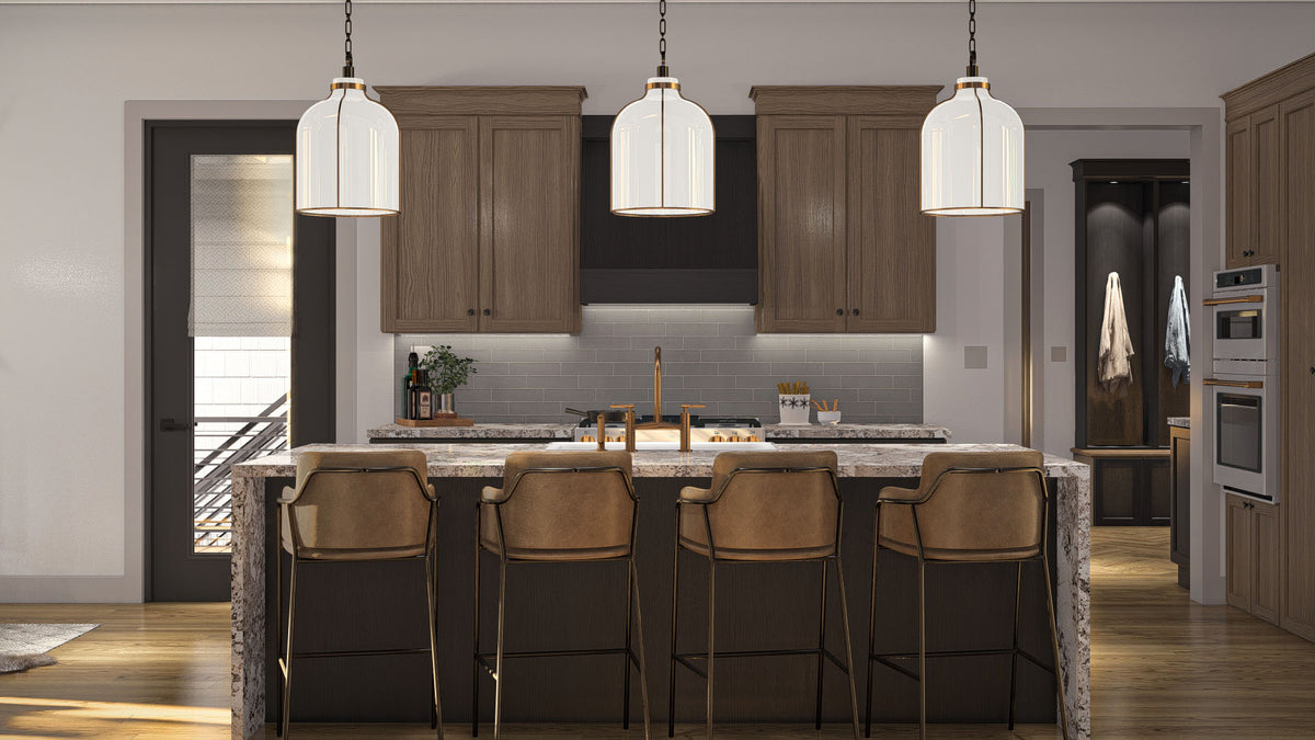 G7875-A Craftsman House Kitchen, 2 to 5 Bedrooms, 2.5 to 4.5 Bathrooms | Emerald Bay 30345