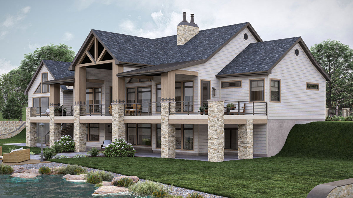 G7875-A Craftsman House, 2 to 5 Bedrooms, 2.5 to 4.5 Bathrooms | Emerald Bay 30345 Exterior-4