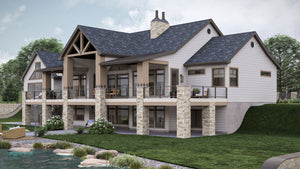 G7875-A Craftsman House, 2 to 5 Bedrooms, 2.5 to 4.5 Bathrooms | Emerald Bay 30345 Exterior-4