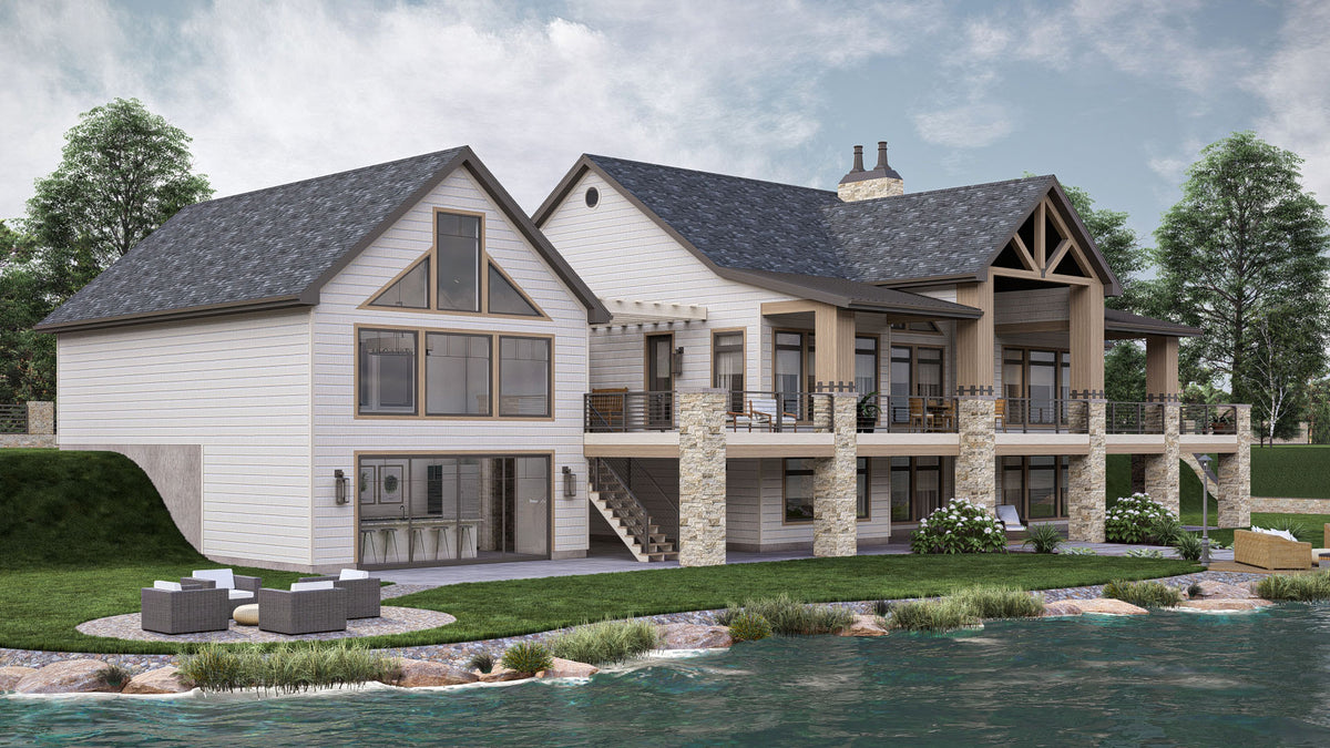 G7875-A Craftsman House, 2 to 5 Bedrooms, 2.5 to 4.5 Bathrooms | Emerald Bay 30345 Exterior-5