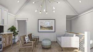 G7878-A Modern Cottage Family Room, 5 Bedrooms, 4 Bathrooms, 2 Half Bathrooms | Fort Worth 30346