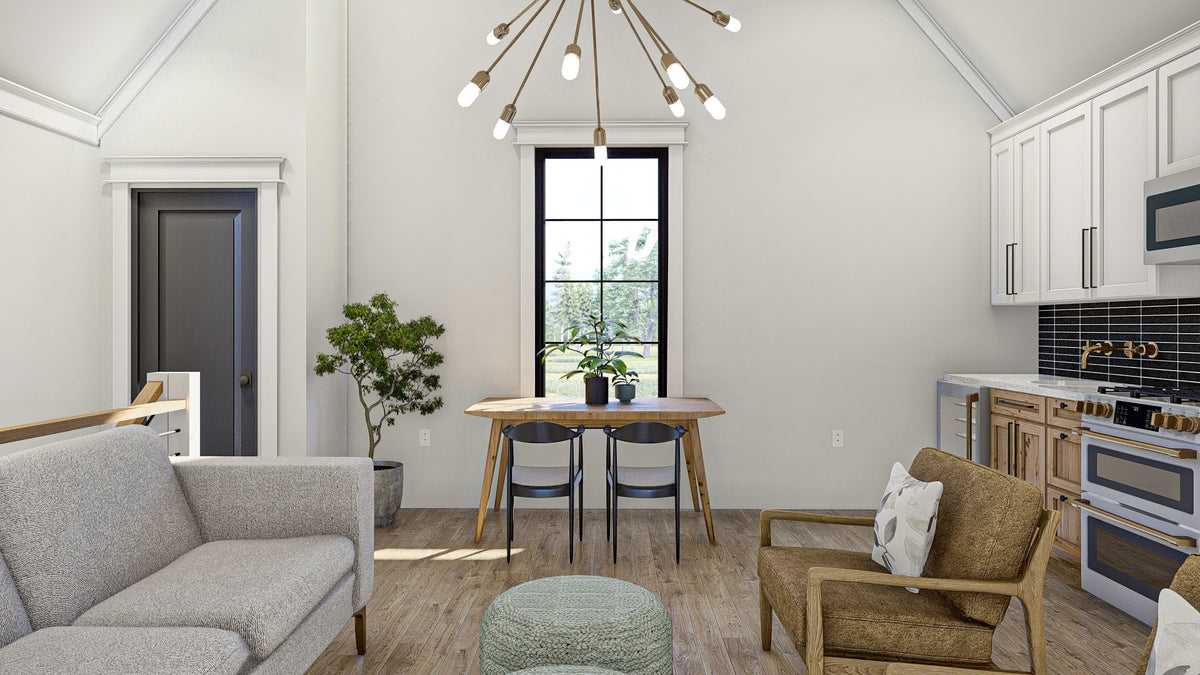 G7878-A Modern Cottage Family Room, 5 Bedrooms, 4 Bathrooms, 2 Half Bathrooms | Fort Worth 30346