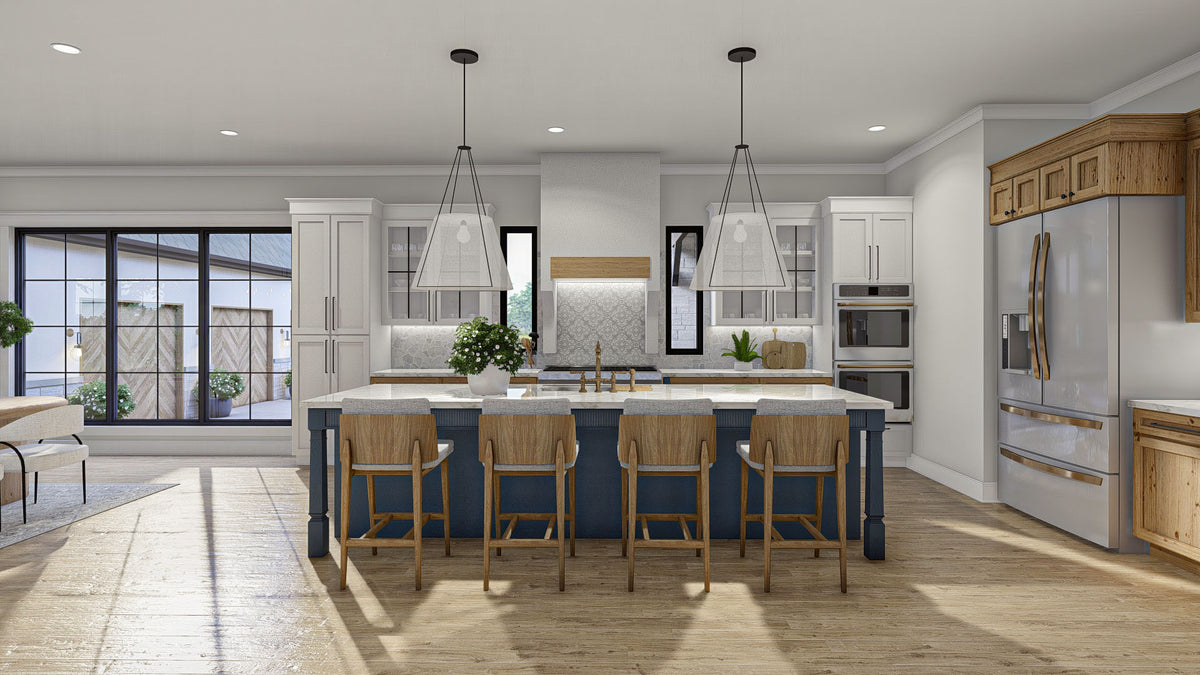 G7878-A Modern Cottage Kitchen, 5 Bedrooms, 4 Bathrooms, 2 Half Bathrooms | Fort Worth 30346
