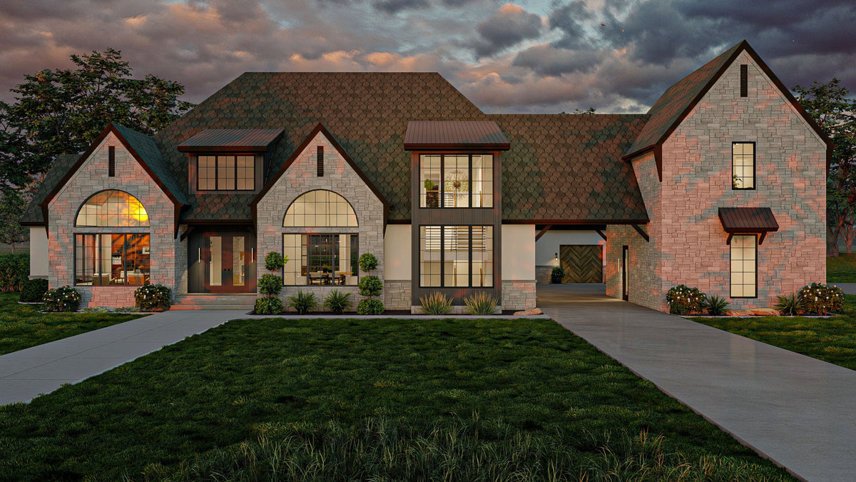 G7878-A Modern Cottage, 5 Bedrooms, 4 Bathrooms, 2 Half Bathrooms | Fort Worth 30346 Exterior-3