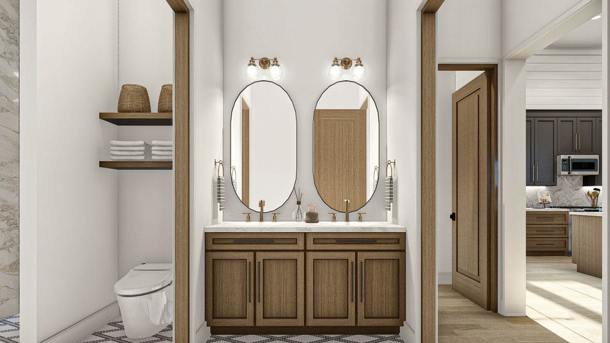 G7896-A Barndominium House Bathroom, 2 Bedrooms, 1 Bathroom | Springer Farm 30357 