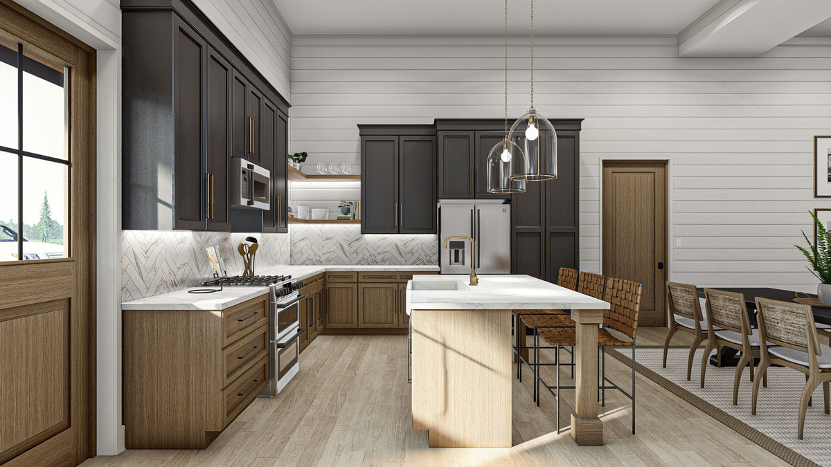 G7896-A Barndominium House Kitchen, 2 Bedrooms, 1 Bathroom | Springer Farm 30357 