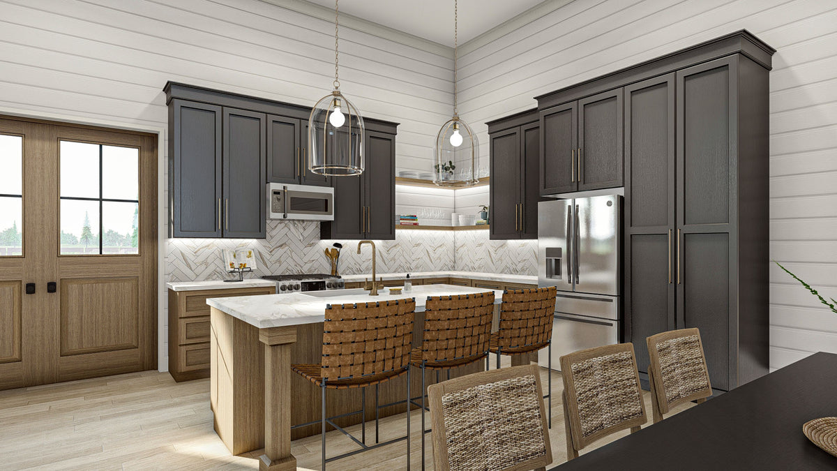 G7896-A Barndominium House Kitchen, 2 Bedrooms, 1 Bathroom | Springer Farm 30357 