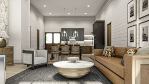 G7896-A Barndominium House Living Room, 2 Bedrooms, 1 Bathroom | Springer Farm 30357 