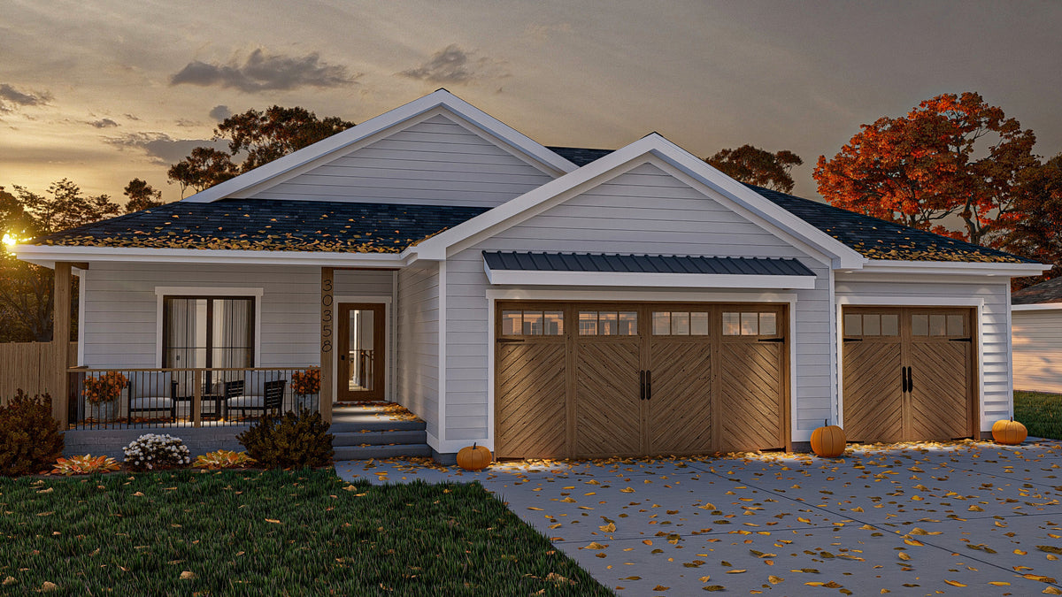 G7958-A Modern Farmhouse, 3 Bedrooms, 2 Bathrooms | Highland Hills 30358 Exterior-2