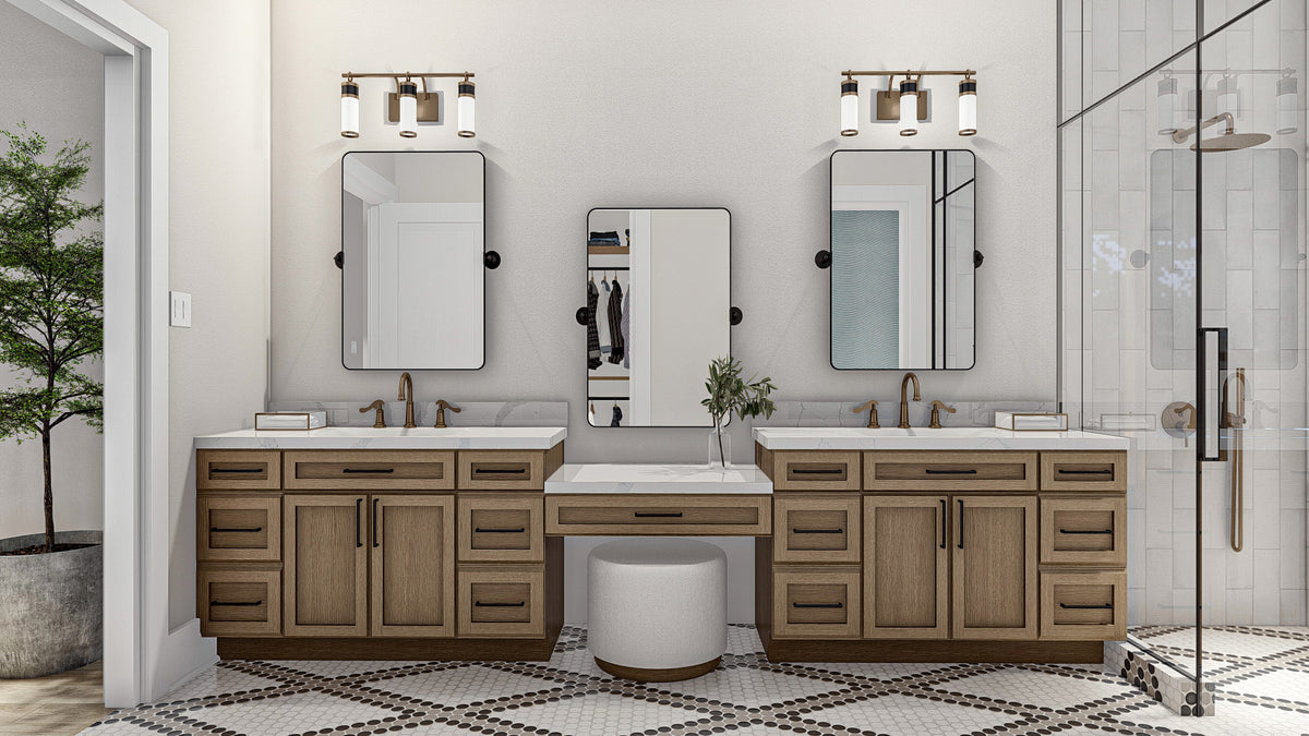 G7958-A Modern Farmhouse Master Bathroom, 3 Bedrooms, 2 Bathrooms | Highland Hills 30358 