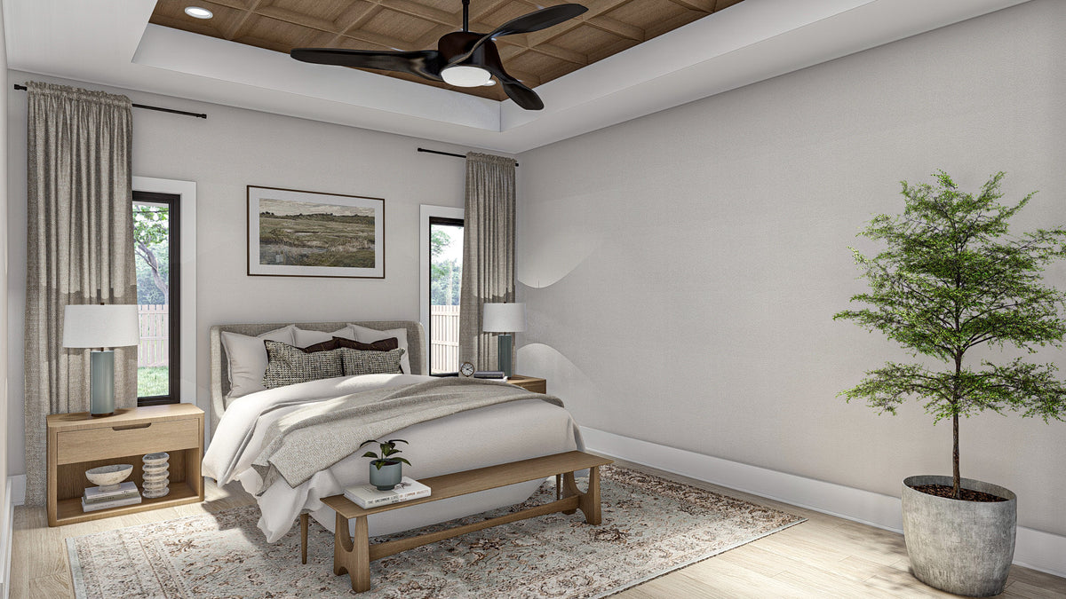 G7958-A Modern Farmhouse Master Bedroom, 3 Bedrooms, 2 Bathrooms | Highland Hills 30358 