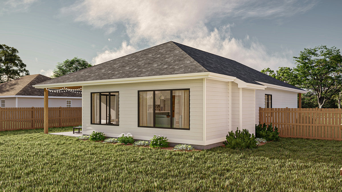 G7958-A Modern Farmhouse, 3 Bedrooms, 2 Bathrooms | Highland Hills 30358 Exterior-5