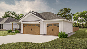 G7958-A Modern Farmhouse, 3 Bedrooms, 2 Bathrooms | Highland Hills 30358 Exterior-6